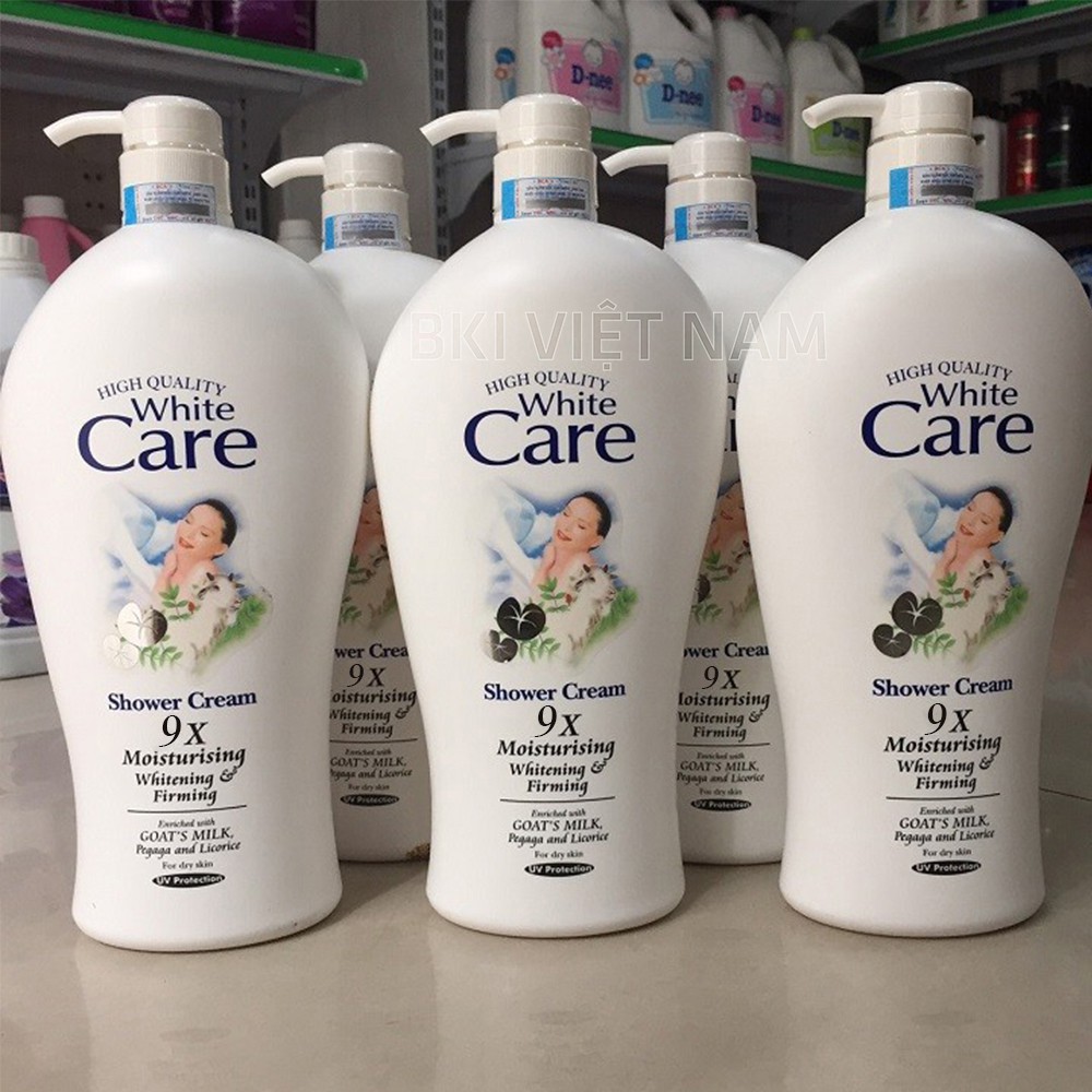 Sữa tắm dê White Care trắng mịn 1200ml - Sữa tắm Thái Lan - SUATAMDE