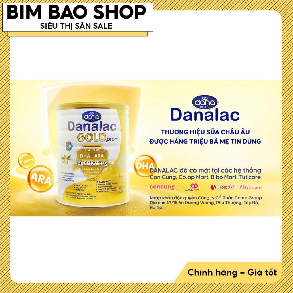 Sữa Danalac Gold Pro+ số 1/2/3 800g 22/23
