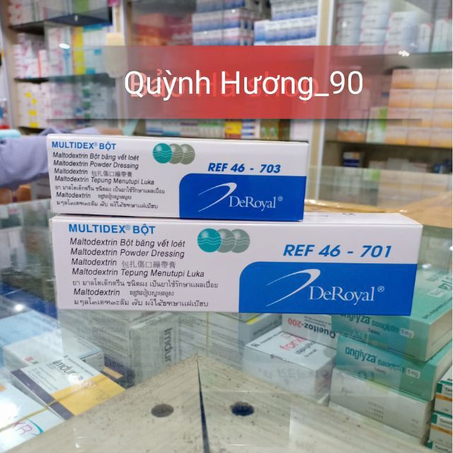 Multidex bột băng vết loét lâu ngày