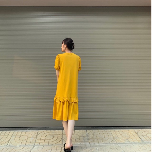 Đầm bầu thiết kế Aidenshop Váy bầu thời trang cotton mùa hè 2021 maternity dress