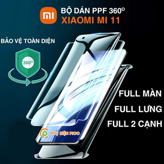 Dán màn hình Xiaomi Mi 11 360 Độ, bo cong trước sau - Dán PPF Mi 11 360 Độ