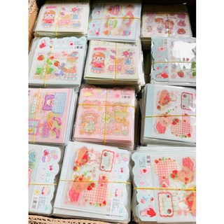 Set 4 Tấm Sticker Dán Trang Trí Chibi