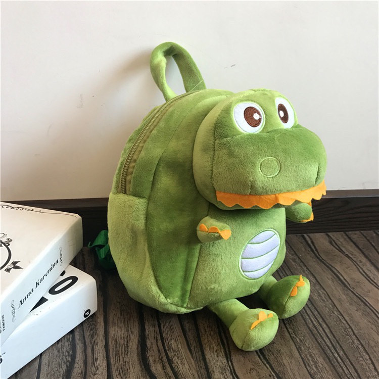 Balo thú bông hình con khủng long đáng yêu cho bé trai bé gái mẫu giáo mầm non nhà trẻ