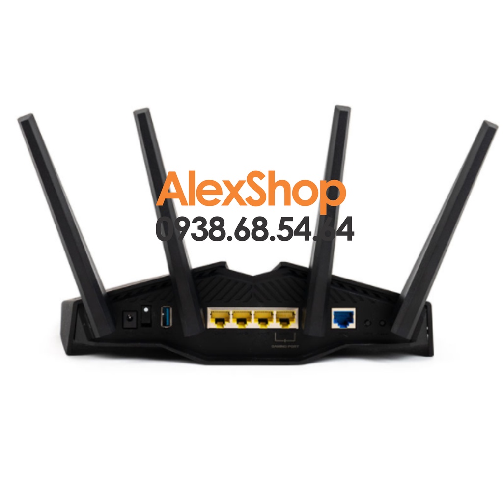 Phát WiFi 6 Chuyên Gaming Tải Cao Thông Minh Asus RT-Ax82U AX5400 Hỗ Trợ Ali Mesh - Bản Nội Địa Đài Loan