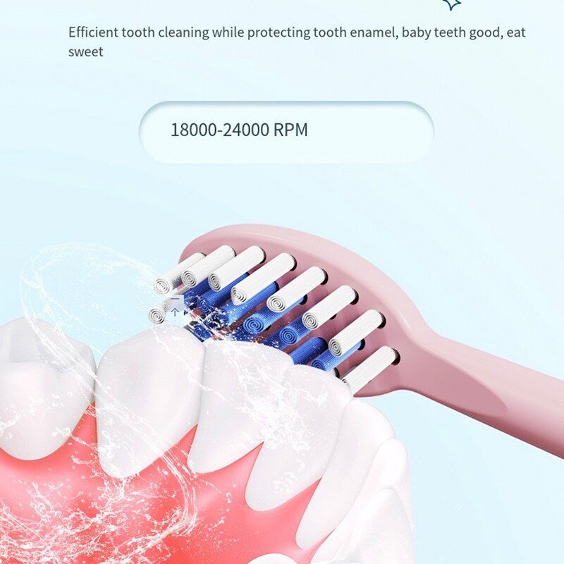 [Hàng mới về] Bàn chải đánh răng tự động chạy bằng pin dành cho trẻ em