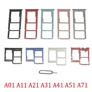 Khay đựng thẻ sim điện thoại chính hãng + ngăn đựng thẻ sim cho samsung galaxy a01 a11 a21 a31 a41 a51 a71