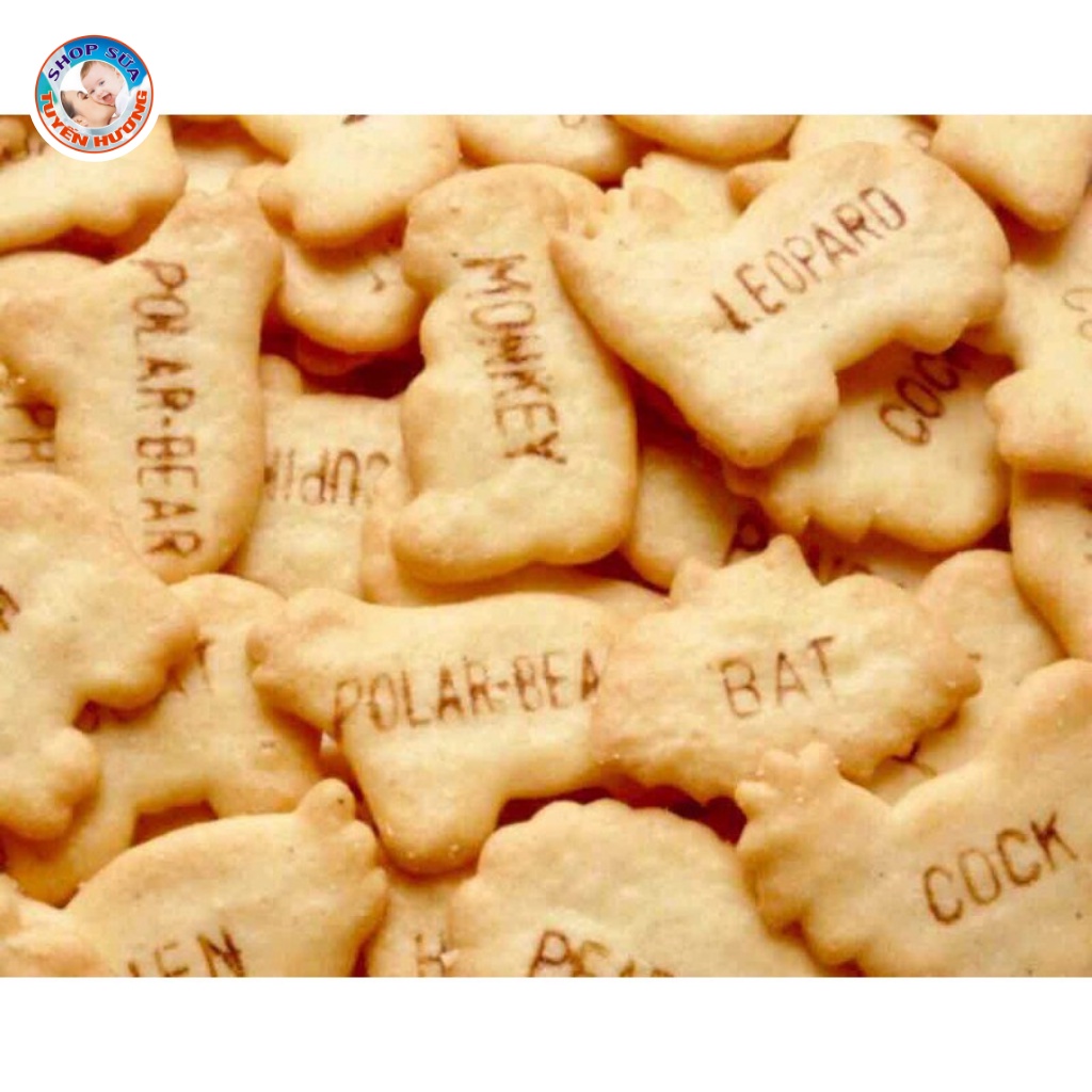 Bánh Ăn Dặm Hình Thú Ginbis Cho Bé Bổ Sung Dinh Dưỡng DHA Canxi Nội Địa Nhật Bản Gói 162G