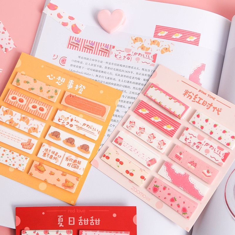 Set 10 mẫu 200 miếng stickers dùng để trang trí đánh dấu DIY