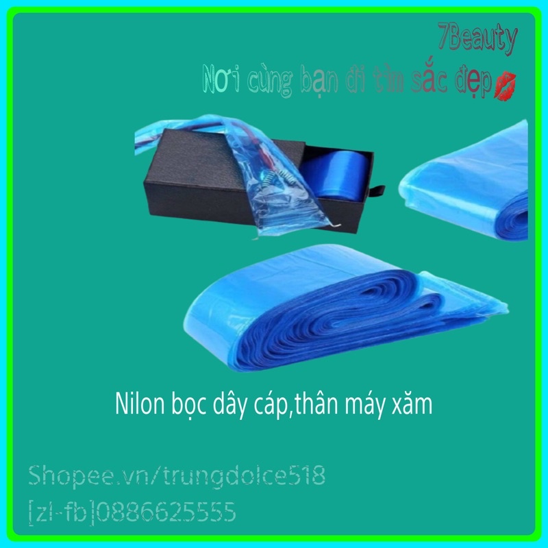 Dây Nilon Bọc Bảo Vệ Dây Cáp Và Thân Máy Xăm