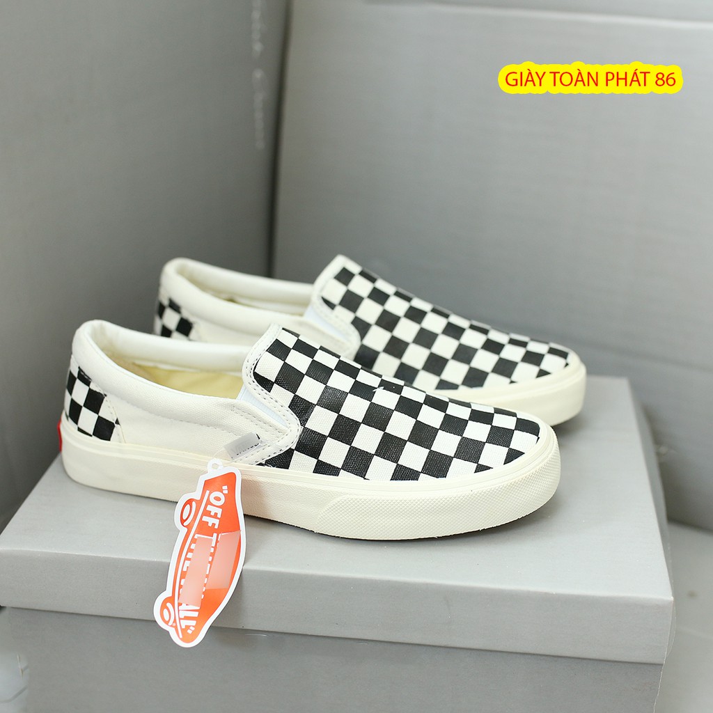 [Mã FAGREEN245 giảm 10% tối đa 30k đơn từ 99k] [ Bảo Hành 12 Tháng] Giày Thể Thao nam nữ Style 36 Đen- Caro | BigBuy360 - bigbuy360.vn