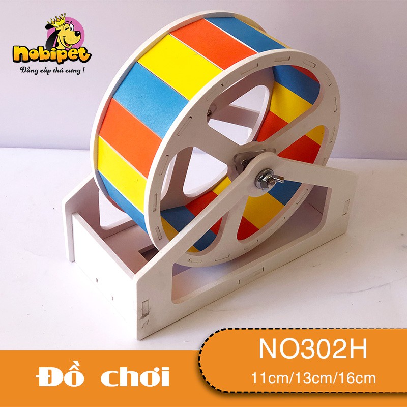 Nobipet - Wheel chạy Gỗ Màu  Đế  Eke