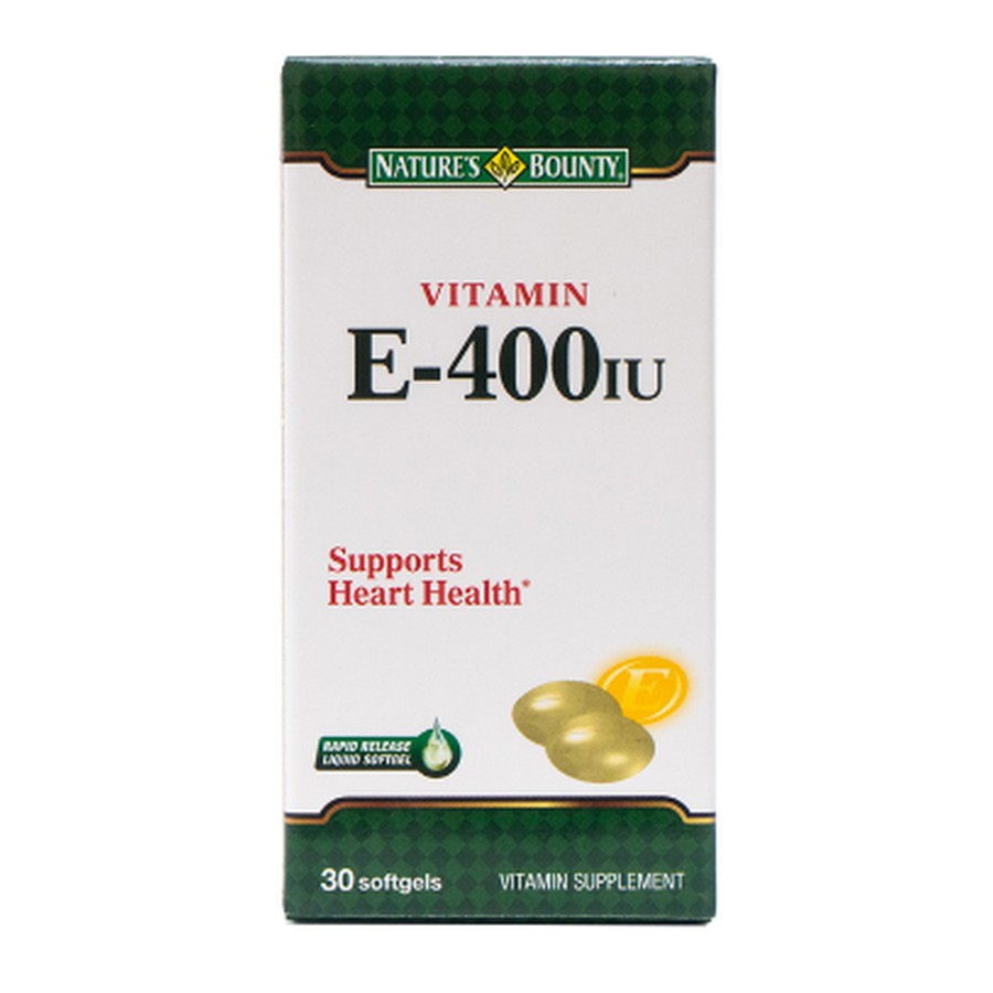 Combo Viên Uống Vitamin E NATURE'S BOUNTY 400IU Hộp 30 Viên [Cam Kết Chính Hãng] | BigBuy360 - bigbuy360.vn