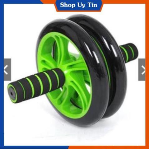 Con Lăn 2 Bánh Tập Cơ Bụng AB Whell (Đen ) Tặng Kèm Thảm Lót