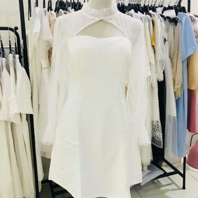 Váy tiểu thư tay bồng