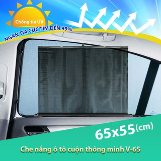 Che nắng ô tô cuộn thông minh cind v65 65x55 cm nhập khẩu chính hãng - ảnh sản phẩm 3