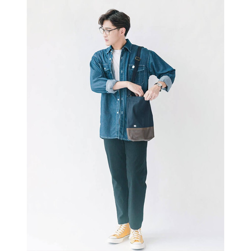 Áo Sơ Mi Vải Bò Nam SSSTUTTER Retro Denim Shirt