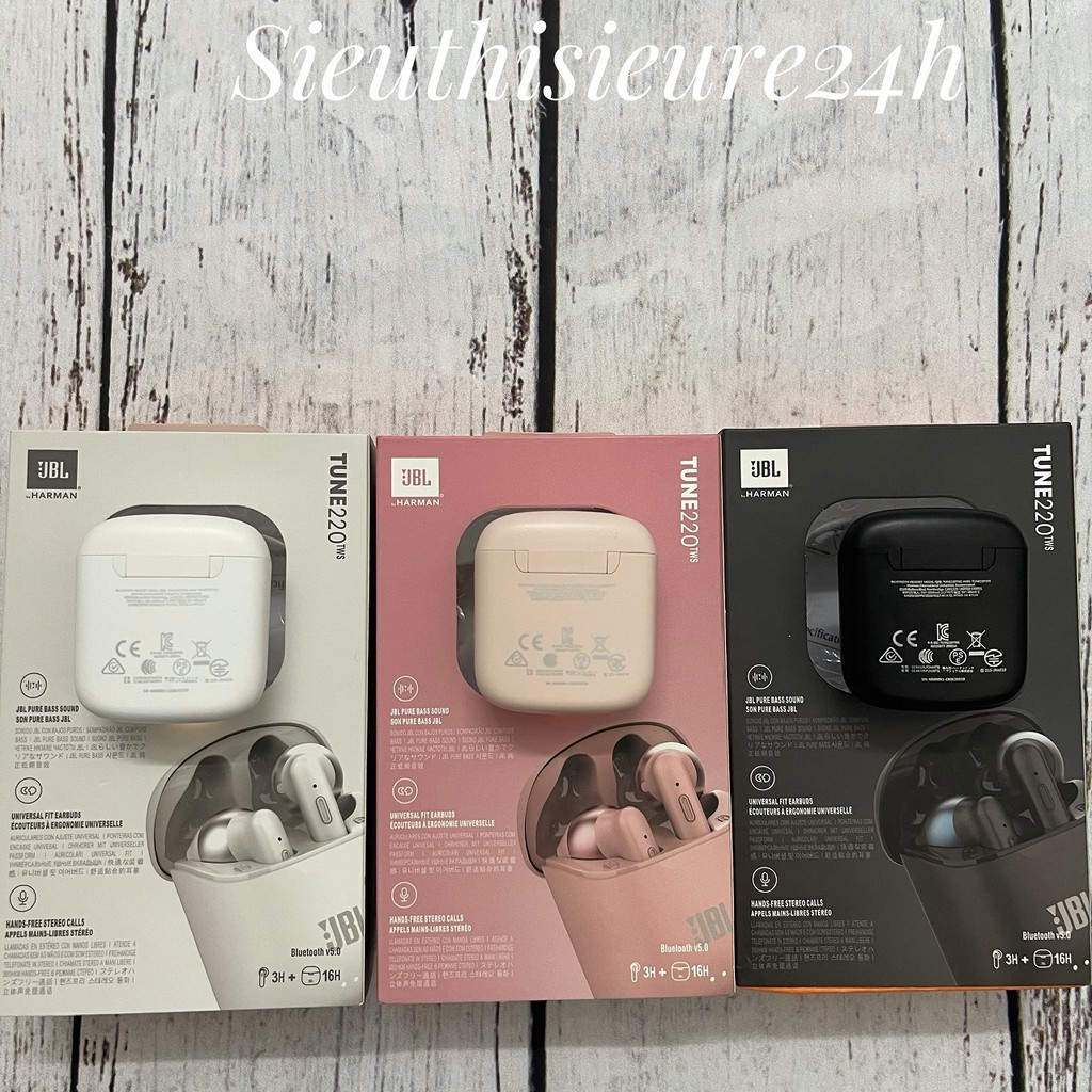 TAI NGHE BLUETOOTH 5.0 JBL TUNE220 TWS ❤️FREESHIP❤️ TAI NGHE BLUETOOTH XIAOMI AIRDOTS REDMI 5