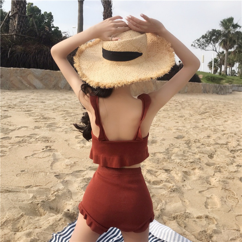 Bộ Đồ Bơi Phong Cách Hàn Quốc Quyến Rũ Cho Nữ