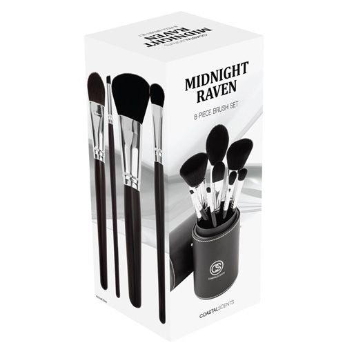 Bộ Cọ Trang Điểm Coastal Scents Midnight Raven Brush Set