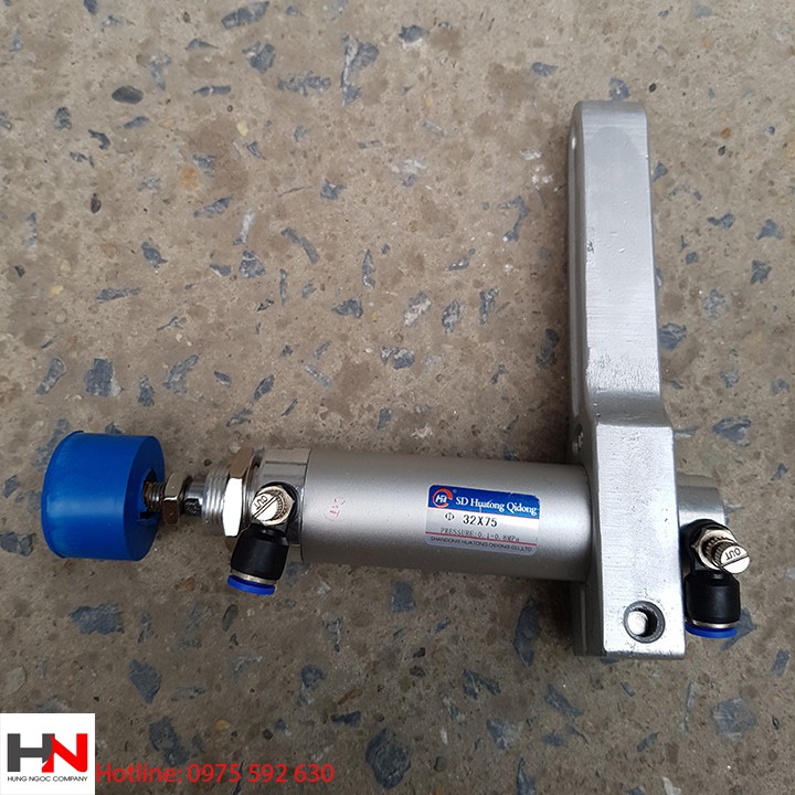Bộ xi lanh khí nén 32*75 + kẹp