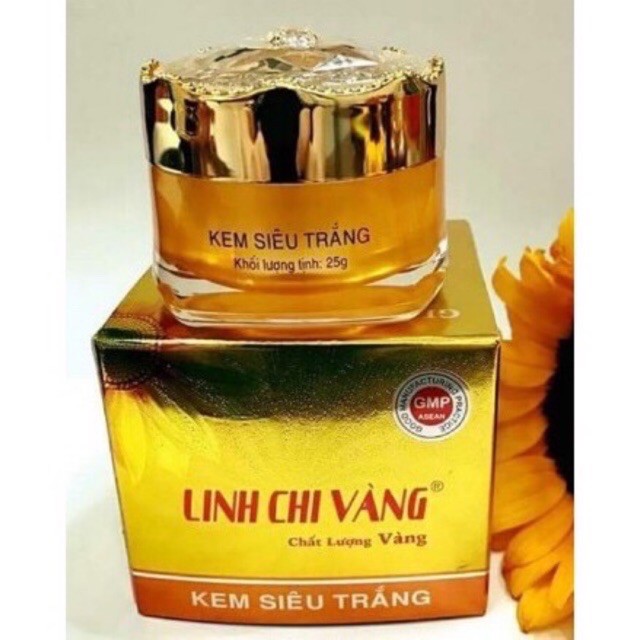 Kem Siêu Trắng Linh Chi Vàng 25g