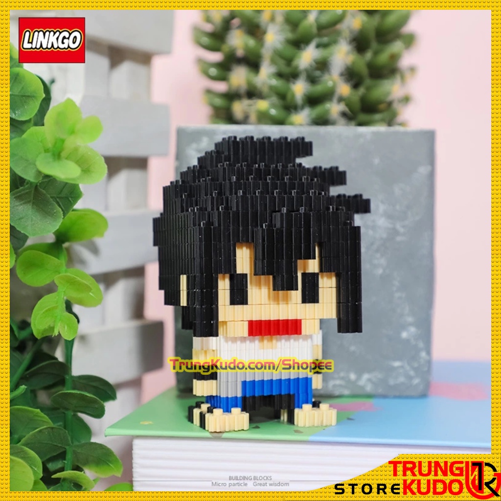 Mô hình Naruto shippuden dạng Đồ chơi xếp hình Naruto, Sasuke, Kakashi và Gaara dùng làm quà tặng, đồ decor