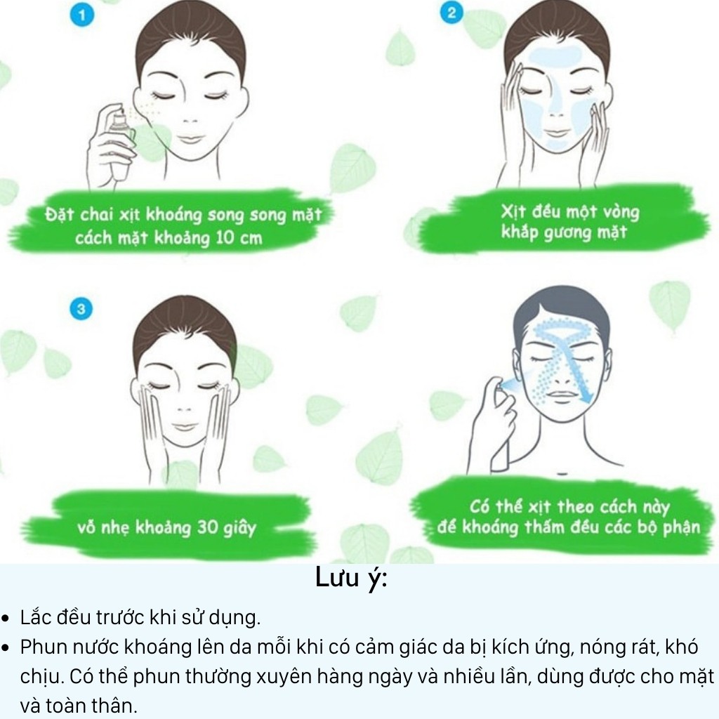 Xịt khoáng EVOLUDERM Atomiseur Eau Pure Water dưỡng ẩm dưỡng da 400ML - ZAVENCI Official | BigBuy360 - bigbuy360.vn