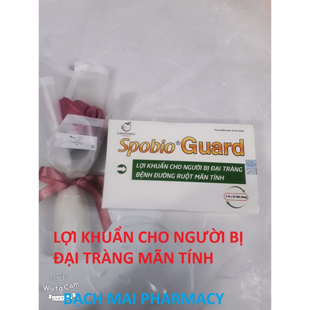 Lợi khuẩn đại tràng SPOBIO GUARD, hỗ trợ người bị đại tràng, giảm tiêu chảy, táo bón, giảm đầy bụng, tăng cường tiêu hóa