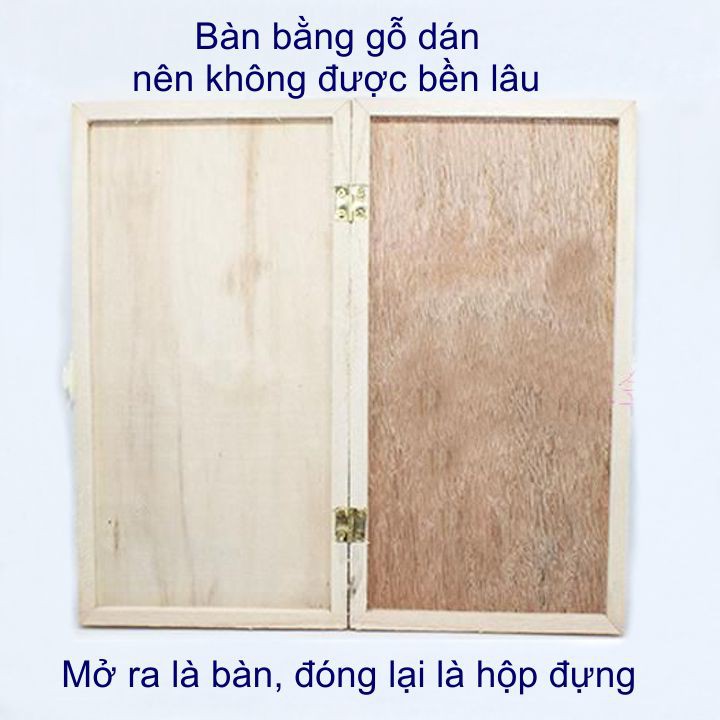 Bộ Cờ Tướng Gỗ Bình Dân, Bàn Gập lại Là Hộp Đựng