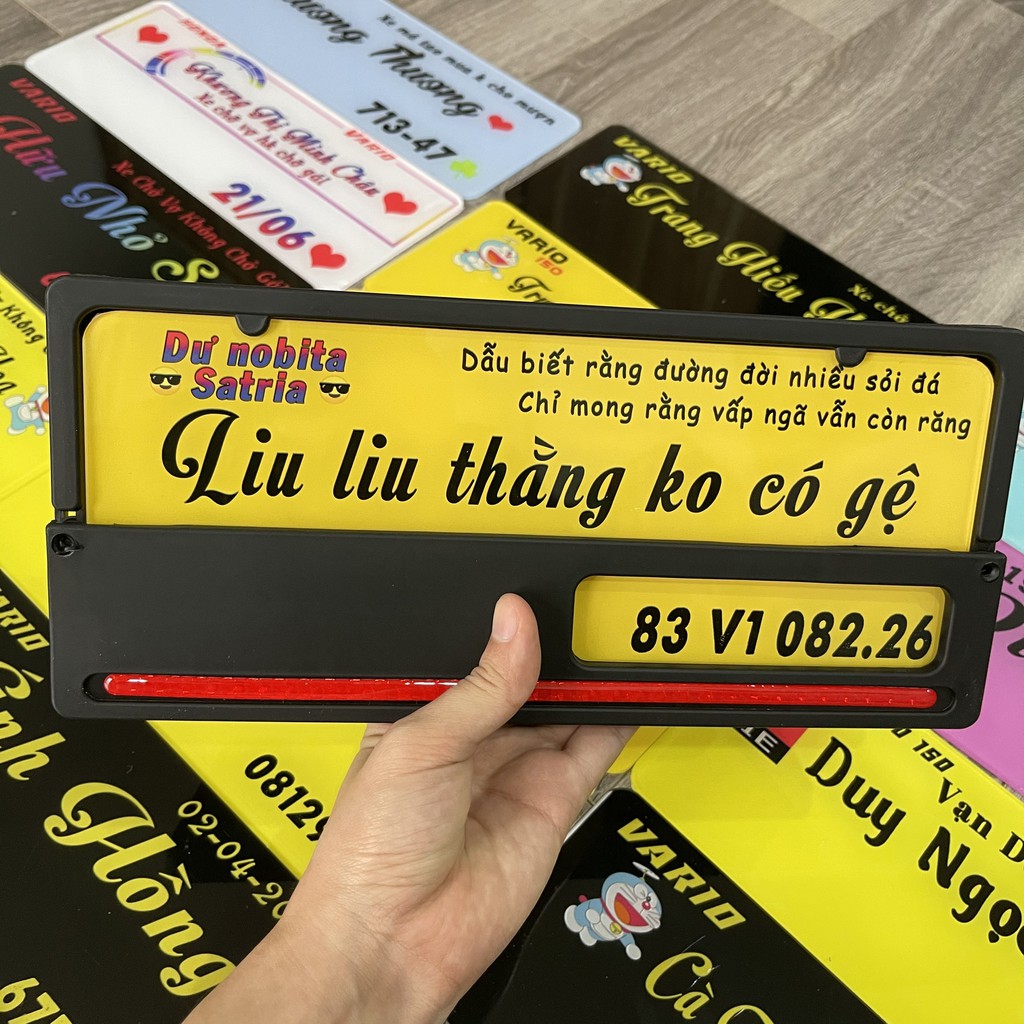 Bảng tên xe máy Indo - Thiết kế theo yêu cầu - Indo 11