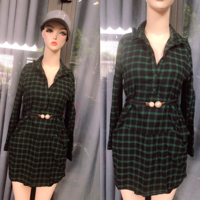 Đầm sơ mi combo
