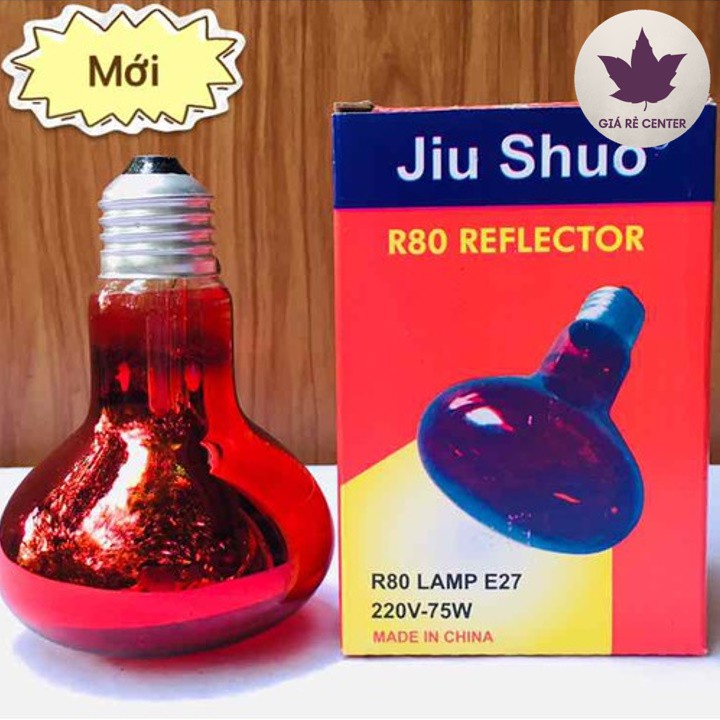 Bóng Đèn Hồng Ngoại Úm Gà, Sưởi Heo 45W, 75W, 100W, 150W, 175W, 200W, 250W