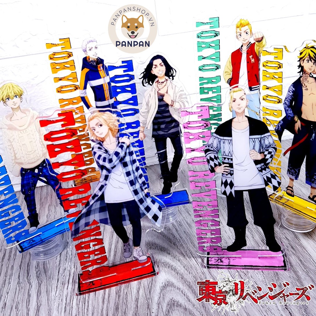 Mô Hình Standee acrylic Anime Tokyo Revengers - 7 nhân vật (15cm)