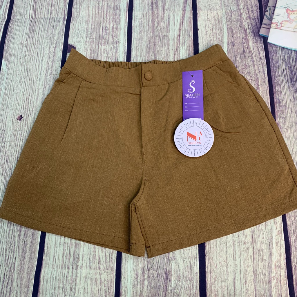 Quần short,quần đùi đũi thái nữ ❤FreeShip❤  siêu mát lạnh nhiều màu Free Size <65kg | BigBuy360 - bigbuy360.vn