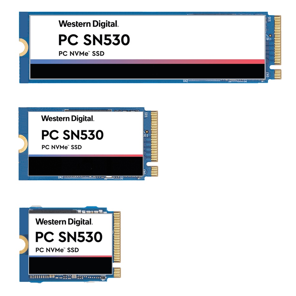 Ổ Cứng SSD 256GB 512GB 1TB WD SN530 NVMe PCIe Gen3 x4 2230