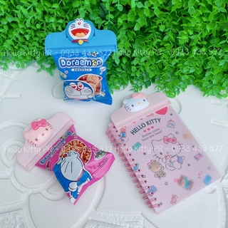 Kẹp đồ dùng đa năng Hello Kitty - Doremon Doraemon