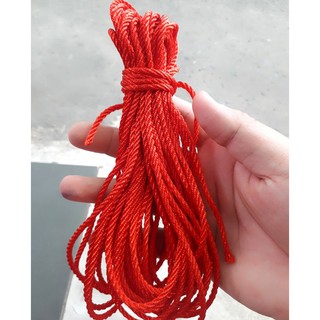 10 mét Xoắn nhật đỏ / đen 3mm / Cung Cấp Sỉ Phụ Kiện Handmade