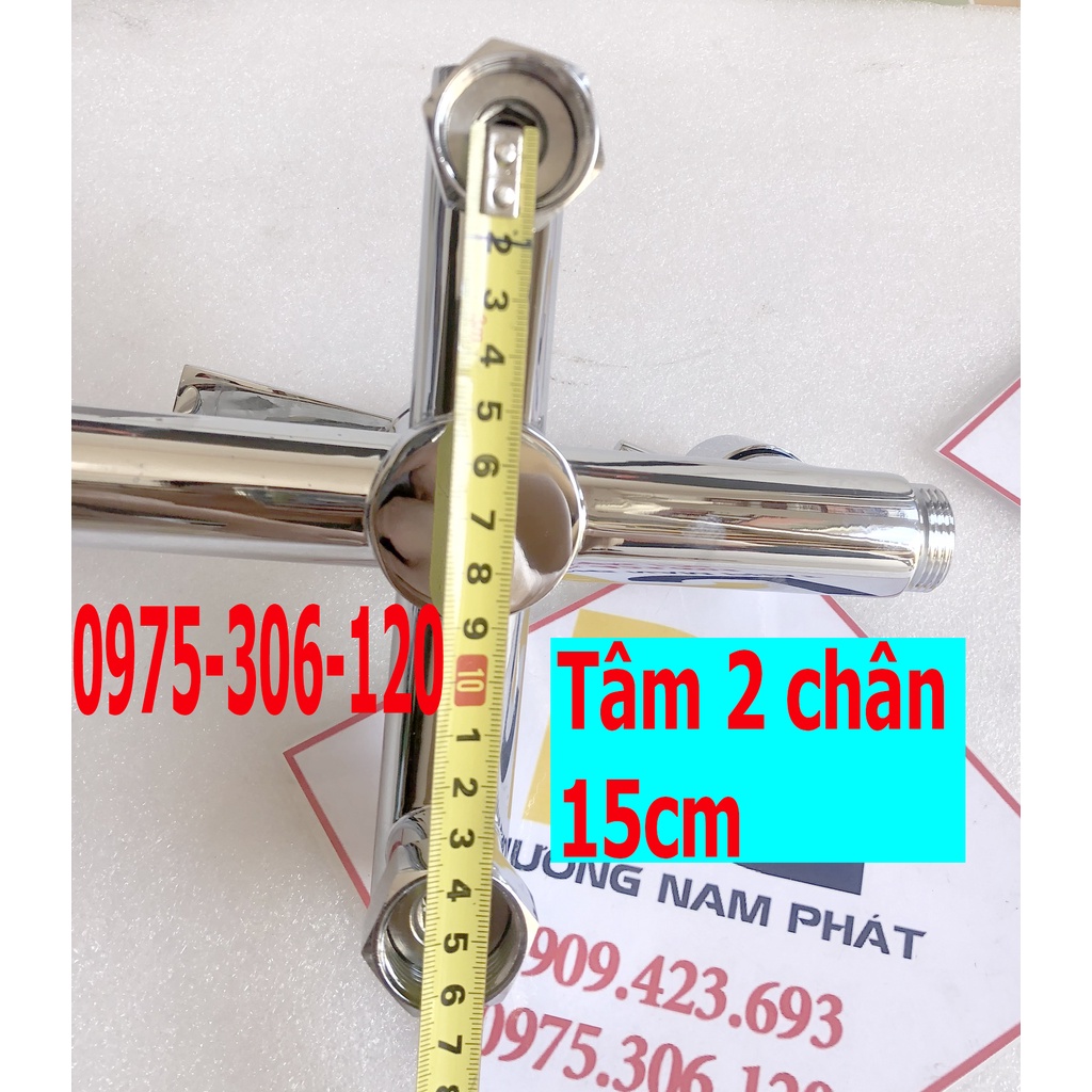 [LOẠI BÁT TO 25x25cm] Bộ Sen Cây Tắm Đứng Nóng Lạnh INOX 304 N1005 Fotar và tay sen đủ bộ SEN CÂY VUÔNG NÓNG LẠNH