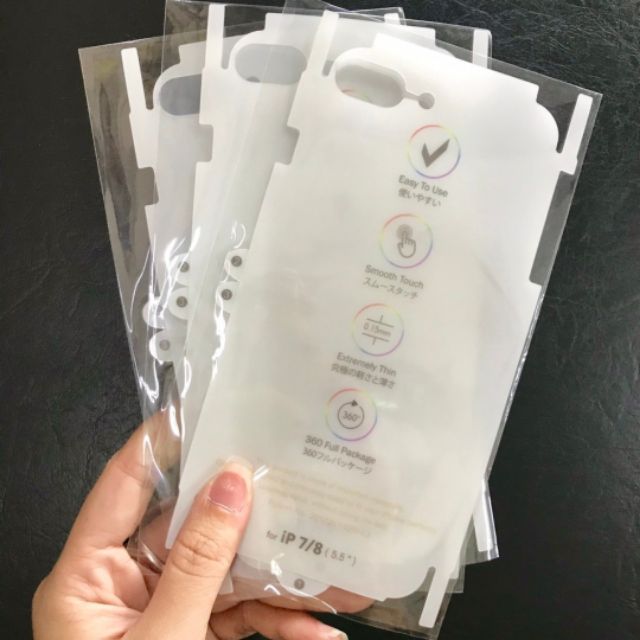 Miếng dán PPF bảo vệ mặt lưng iPhone 7Plus/8Plus