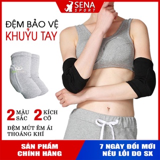 Hình ảnh Miếng đệm bảo vệ khuỷu tay hỗ trợ tập Yoga, Gym - Đai xỏ khuỷu tay cho nữ chính hãng