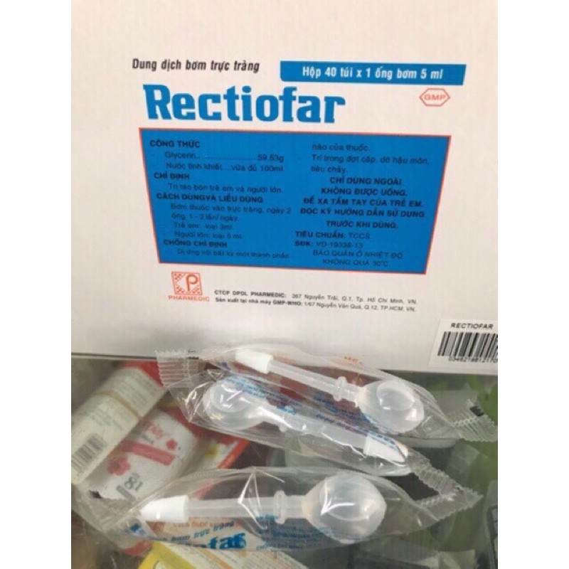 RECTIOFAR ỐNG BƠM THỤT TRỰC TRÀNG CHO TRẺ EM VÀ NGƯỜI LỚN ( 1 chiếc) - Dụng cụ chăm sóc sức khỏe | ePrice.vn