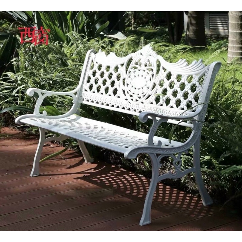 Ghế băng sân vườn nhôm đúc