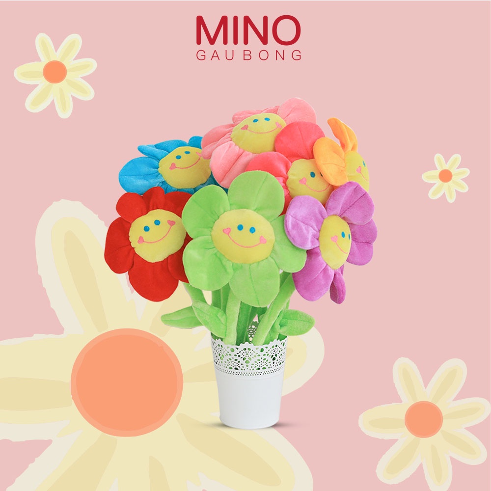 Cành Hoa Bông Decor Phòng Nhiều Màu MINO STORE Bông Hoa Nhồi Bông Giá Rẻ TH116