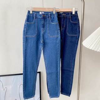 Quần jeans skinny túi đắp 2 màu lenclothing 8501-8502