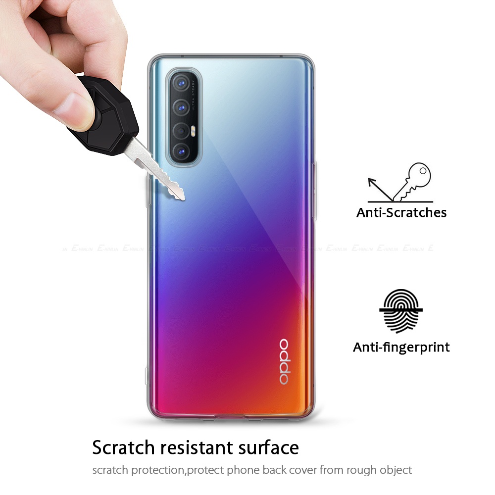 Ultra Ốp Điện Thoại TPU Dẻo Trong Suốt Siêu Mỏng Cho OPPO Reno9 Reno8 Reno7 Reno6 Reno5 Reno4 Reno3 Reno2 Reno Pro Plus Lite SE F Z