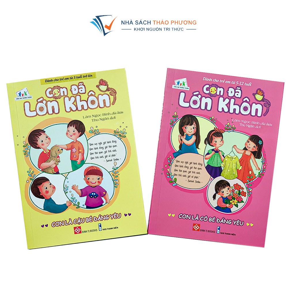 Sách - Con đã lớn khôn gieo hạt giống nhân cách tốt đẹp