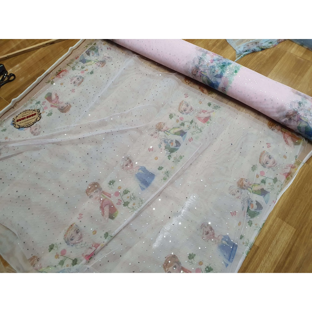 VOAN LƯỚI ELSA ĐÍNH SAO LẤP LÁNH