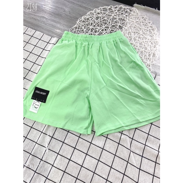 [GIÁ HUỶ DIỆT] Quần Short Đùi Nữ Logo - Quần Đùi Ống Rộng Ulzzang (có video ảnh thật)