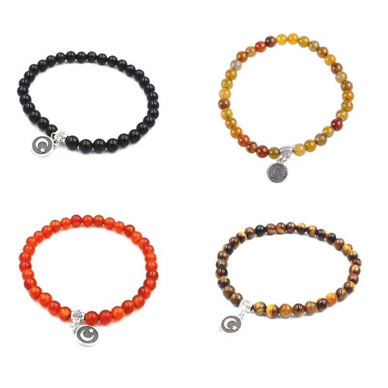 Vòng Tay Chuỗi Hạt 33 Hạt 6mm Phong Cách Hồi Giáo Cho Nam Và Nữ