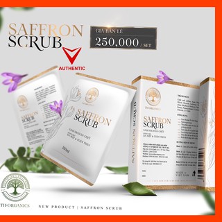 Tẩy da chết cho mặt và body saffron, tẩy tế bào chết, tái sinh làn da của bạn,th organics, tadu shop
